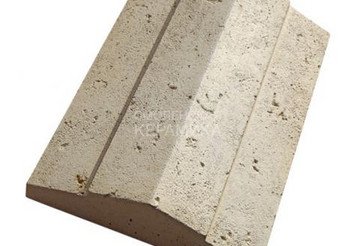 909-10 Накрывная плита White Hills двухскатная "Тиволи", 52*50, бежевый