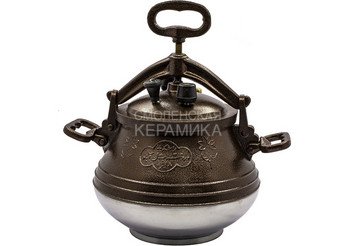 Афганский казан на 30 литров с ручками, двухцветный M