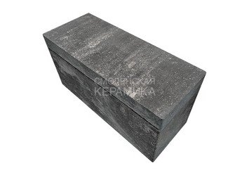 Блок заборный FaBrick 500х200х200 мм, Черный микс
