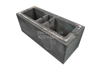 Блок заборный FaBrick 500х200х200 мм, Графит