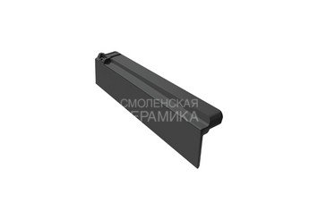 Боковая черепица (правая/левая) MLADOST MIDETERAN PRO black matt engobe
