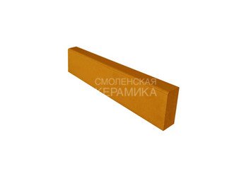 Бордюр садовый STEINRUS БР 100.20.8R, желтый