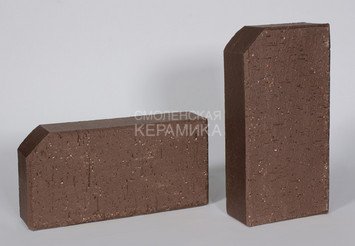 Брусчатка коричневая ЛСР «Мюнхен» бордюр 0,51NF