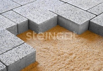 Брусчатка Steingot Серия "БАВАРИЯ" Bianco Nero, 60 мм
