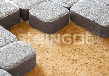 Брусчатка Steingot Серия "КЛАССИКА" Bianco Nero, 60мм