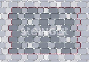 Брусчатка Steingot Серия "КЛАССИКА" Коричневая, 60мм