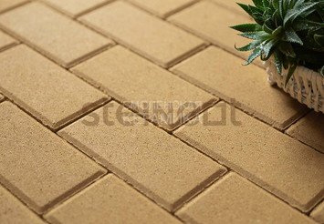Брусчатка Steingot Серия "ПЛИТЫ 80" Прямоугольник,желтый