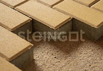 Брусчатка Steingot Серия "СТАНДАРТ 60" Прямоугольник, желтый