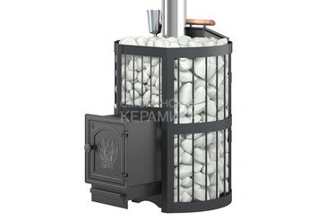 Чугунная печь для бани ЭТНА Стандарт 18 (ДТ-4) Закрытая каменка