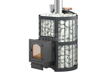 Чугунная печь для бани ЭТНА Стандарт 18 (ДТ-4С) Закрытая каменка