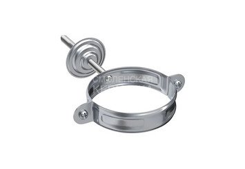 Декорат. хомут трубы под метиз с компл. крепл. N (1) 90, AQUASYSTEM (Оцинковка)