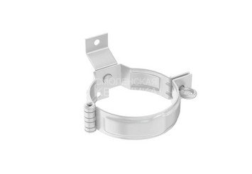 Декоративный хомут трубы под дерево с компл. крепл. N (1) 100, AQUASYSTEM PU, RAL9003