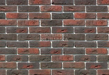 Декоративный камень 301-40 White Hills "Лондон брик" (London brick), темно-коричневый, плоскостной