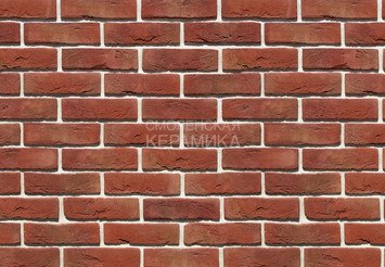 Декоративный камень 301-70 White Hills "Лондон брик" (London brick), красно-коричневый, плоскостной