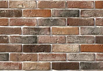 Декоративный камень 303-90 Декоративный камень White Hills "Лондон брик" (London brick), коричневый,