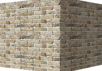 Декоративный камень 304-15 White Hills "Лондон брик" (London brick), б/ц, угловой