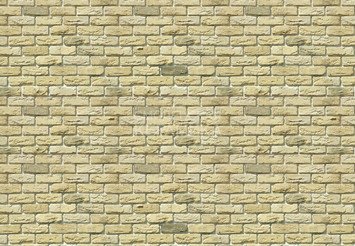 Декоративный камень 305-30 White Hills "Бремен брик" (Bremen brick), желтый, плоскостной