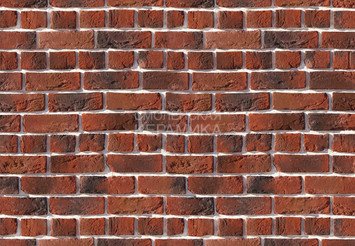Декоративный камень 305-71 White Hills "Бремен брик" (Bremen brick), красный, тычки