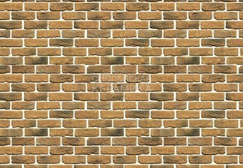 Декоративный камень 307-41 White Hills "Бремен брик" (Bremen brick), коричнево-черный, тычки