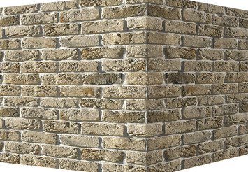 Декоративный камень 309-15 White Hills "Бремен брик" (Bremen brick), б/ц, угловой