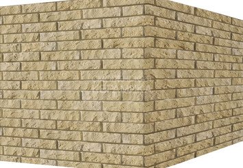 Декоративный камень 310-35 White Hills "Алтен брик" (Aalten brick), желтый, угловой