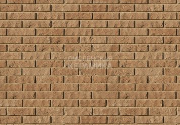 Декоративный камень 310-50 White Hills "Алтен брик" (Aalten brick), оранжевый, плоскостной