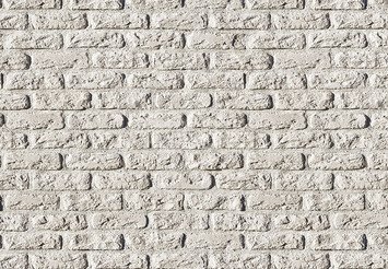 Декоративный камень 315-00 White Hills "Брюгге брик" (Brugge brick), белый, плоскостной