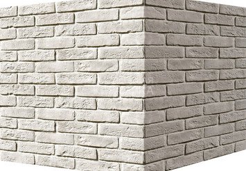 Декоративный камень 319-95 White Hills "Брюгге брик" (Brugge brick), коричневый, угловой