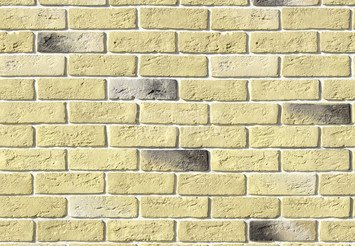 Декоративный камень 320-30 White Hills "Кельн брик" (Cologne brick), желтый, плоскостной