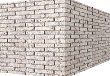 Декоративный камень 335-05 White Hills "Йорк брик" (York brick), серый, угловой