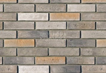 Декоративный камень 350-80 White Hills "Терамо брик" (Teramo brick), серый, плоскостной