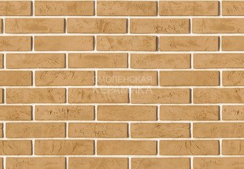 Декоративный камень 352-10 White Hills "Терамо брик" (Teramo brick), бежевый, плоскостной