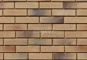 Декоративный камень 360-40 White Hills "Терамо брик II" (Teramo brick II), коричневый, плоскостной