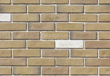 Декоративный камень 361-15 White Hills "Терамо брик II" (Teramo brick II), бежевый, угловой