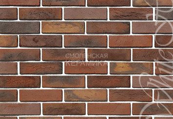 Декоративный камень 364-75 White Hills "Терамо брик II" (Teramo brick II), красный, угловой