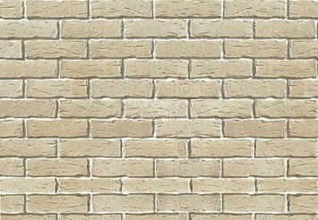 Декоративный камень 375-10 White Hills "Сити Брик" (Сity brick), бежевый, плоскостной