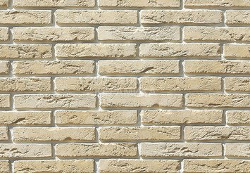 Декоративный камень 380-10 White Hills "Остия Брик" (Ostia Brick), бежевый, плоскостной