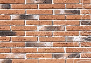 Декоративный камень 380-50 White Hills "Остия Брик" (Ostia Brick), оранжевый, плоскостной