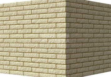 Декоративный камень 400-15 White Hills "Толедо" (Toledo), бежевый, угловой