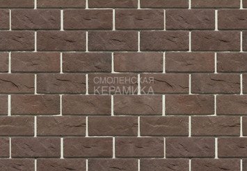 Декоративный камень 407-40 White Hills "Йоркшир" (Yorkshire), темно-коричневый, плоскостной
