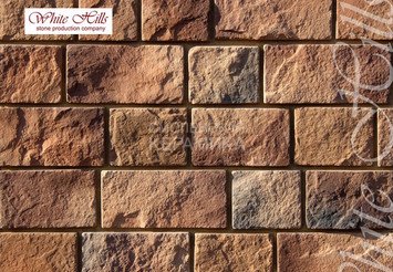 Декоративный камень 412-90 White Hills "Шинон" (Chinon), коричневый, плоскостной