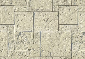 Декоративный камень 485-00 White Hills "Бремар (Braemar), белый, плоскостной, без шва