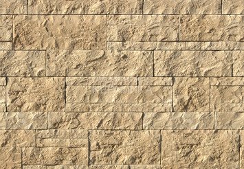 Декоративный камень 492-10 White Hills "Лоарре" (Loarre), темно-бежевый, плоскостной, без шва