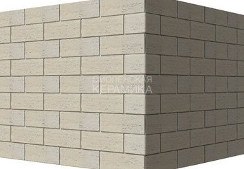 Декоративный камень 550-15 White Hills "Тиволи" (Tivoli), бежевый, угловой