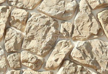 Декоративный камень 610-10 White Hills "Рока" (Roca), бежевый, плоскостной