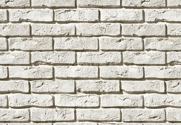 Декоративный камень White Hills «Лондон брик» 300-00 (London brick), белый, плоскостной
