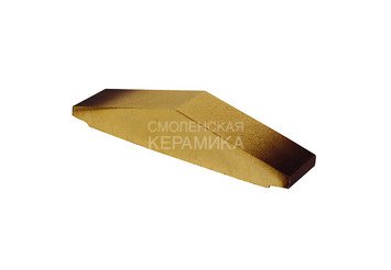 Дополняющий профильный кирпич узкий ZG Clinker К30 желтый тушевой