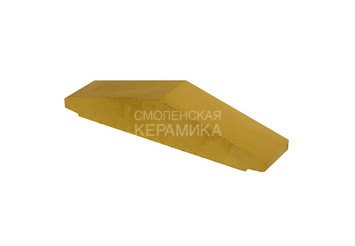 Дополняющий профильный кирпич узкий ZG Clinker К30 желтый