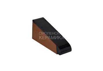Дополняющий профильный кирпич ZG Clinker К20 темно-коричневый