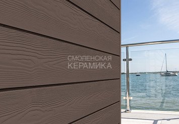 Доска Cedral Click Wood 3600 mm C21 Коричневая глина